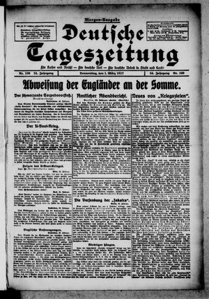 Deutsche Tageszeitung on Mar 1, 1917