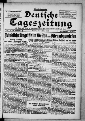 Deutsche Tageszeitung vom 06.03.1917