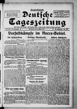 Deutsche Tageszeitung vom 07.03.1917