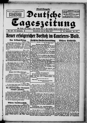 Deutsche Tageszeitung on Mar 10, 1917