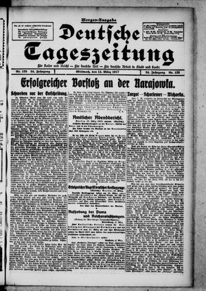 Deutsche Tageszeitung vom 14.03.1917