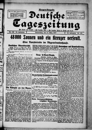 Deutsche Tageszeitung vom 15.03.1917