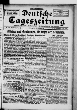 Deutsche Tageszeitung vom 23.03.1917