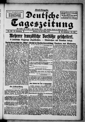 Deutsche Tageszeitung on Mar 26, 1917