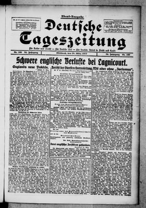 Deutsche Tageszeitung vom 28.03.1917
