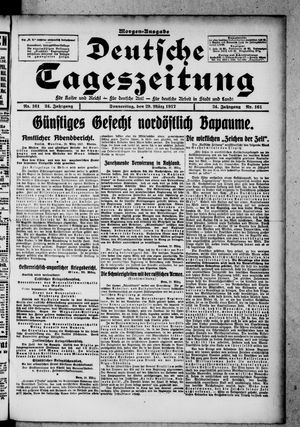 Deutsche Tageszeitung vom 29.03.1917