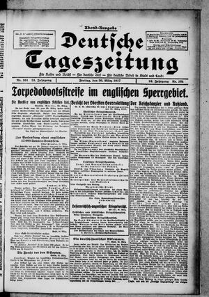 Deutsche Tageszeitung vom 30.03.1917