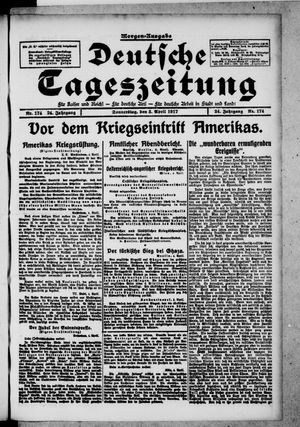 Deutsche Tageszeitung vom 05.04.1917