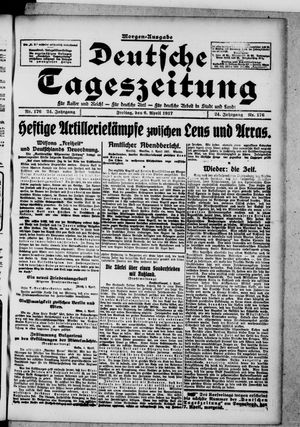 Deutsche Tageszeitung vom 06.04.1917