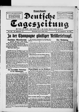 Deutsche Tageszeitung vom 02.05.1917