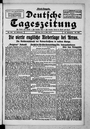 Deutsche Tageszeitung on May 4, 1917