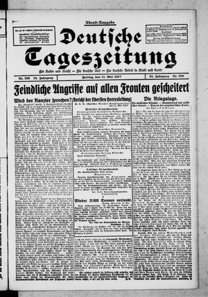 Deutsche Tageszeitung vom 11.05.1917
