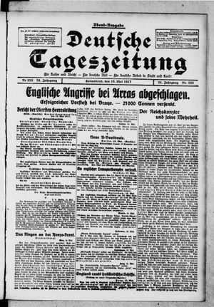 Deutsche Tageszeitung vom 19.05.1917