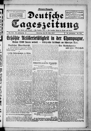 Deutsche Tageszeitung vom 20.05.1917