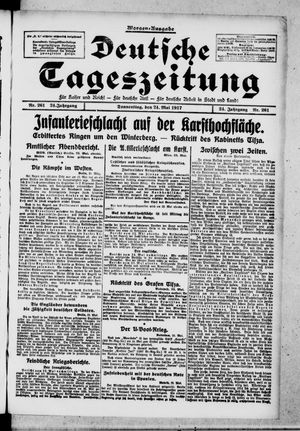 Deutsche Tageszeitung vom 24.05.1917
