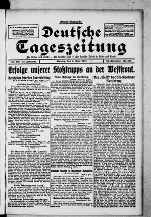Deutsche Tageszeitung vom 04.06.1917