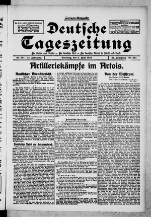 Deutsche Tageszeitung vom 05.06.1917