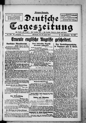 Deutsche Tageszeitung on Jun 13, 1917