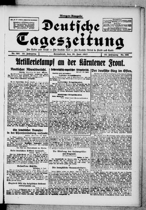 Deutsche Tageszeitung vom 16.06.1917