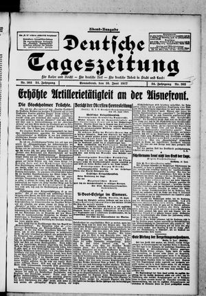 Deutsche Tageszeitung vom 16.06.1917