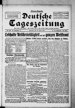 Deutsche Tageszeitung vom 17.06.1917