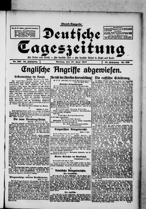 Deutsche Tageszeitung on Jun 18, 1917