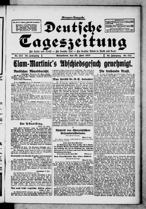 Deutsche Tageszeitung vom 23.06.1917