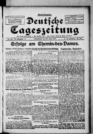 Deutsche Tageszeitung vom 23.06.1917