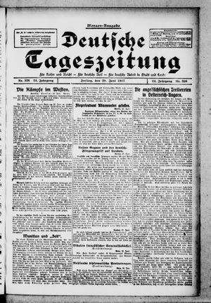 Deutsche Tageszeitung vom 29.06.1917