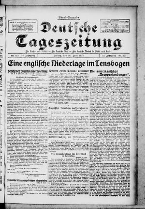 Deutsche Tageszeitung on Jun 29, 1917