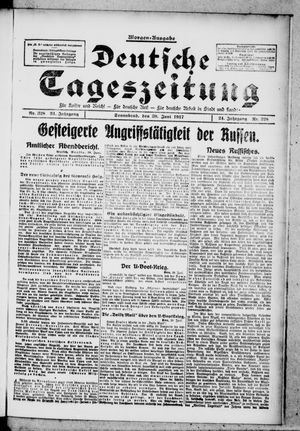 Deutsche Tageszeitung vom 30.06.1917