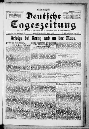 Deutsche Tageszeitung vom 30.06.1917