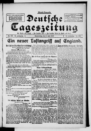 Deutsche Tageszeitung vom 05.07.1917