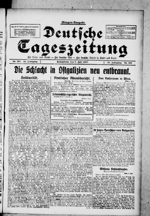 Deutsche Tageszeitung vom 07.07.1917