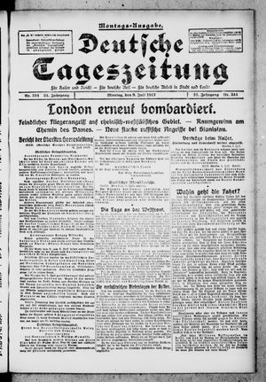 Deutsche Tageszeitung vom 09.07.1917