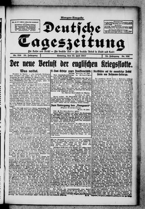 Deutsche Tageszeitung on Jul 15, 1917