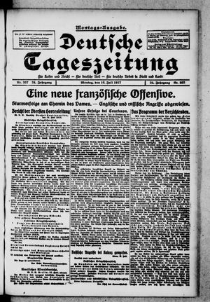 Deutsche Tageszeitung on Jul 16, 1917
