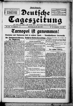 Deutsche Tageszeitung on Jul 25, 1917