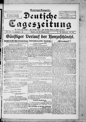 Deutsche Tageszeitung vom 20.08.1917