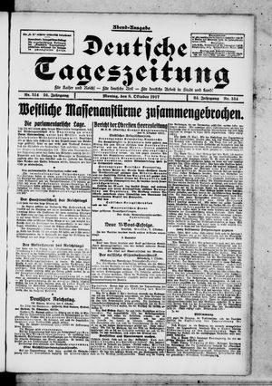 Deutsche Tageszeitung vom 08.10.1917
