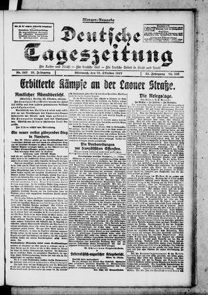 Deutsche Tageszeitung vom 24.10.1917