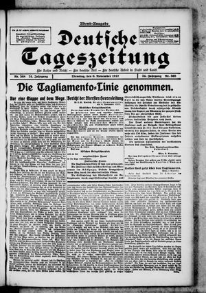 Deutsche Tageszeitung vom 06.11.1917