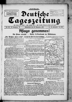 Deutsche Tageszeitung vom 10.11.1917