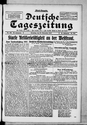 Deutsche Tageszeitung on Nov 20, 1917