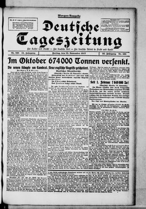 Deutsche Tageszeitung on Nov 23, 1917