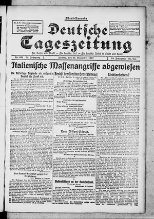 Deutsche Tageszeitung vom 21.12.1917