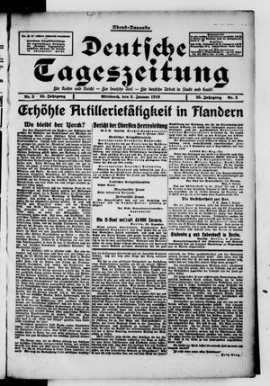 Deutsche Tageszeitung vom 02.01.1918