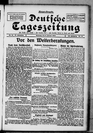 Deutsche Tageszeitung vom 06.01.1918