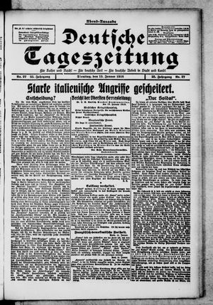 Deutsche Tageszeitung vom 15.01.1918
