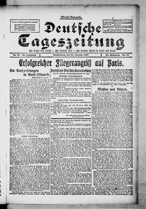 Deutsche Tageszeitung vom 31.01.1918